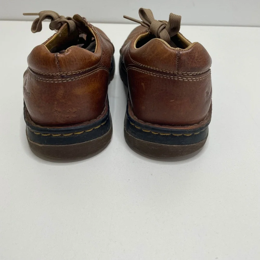 Dr Martens 11232 Brown Leather Center Seam Oxford Shoes Men 8 Dark Academia Prep